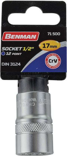 Benman Căpăcel Multident cu Patrat de Prindere 1/2" Diametru 8mm 1buc