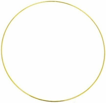 Metallic Decorative Wreath for DIY Crafts Gold 30x30cm