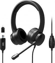 Port Designs On Ear Multimedia Ακουστικά με μικροφωνο και σύνδεση USB-A 901605