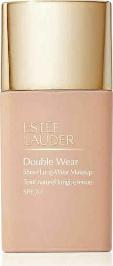 Estee Lauder Double Wear Sheer Long-Wear Лилаво/бяло SPF20 2C2 Блед бадем 30мл