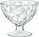 Bormioli Rocco Diamond Bol de Servire pentru Înghețată Rotund Sticlă Transparent cu Diametru 11.1buc 2buc