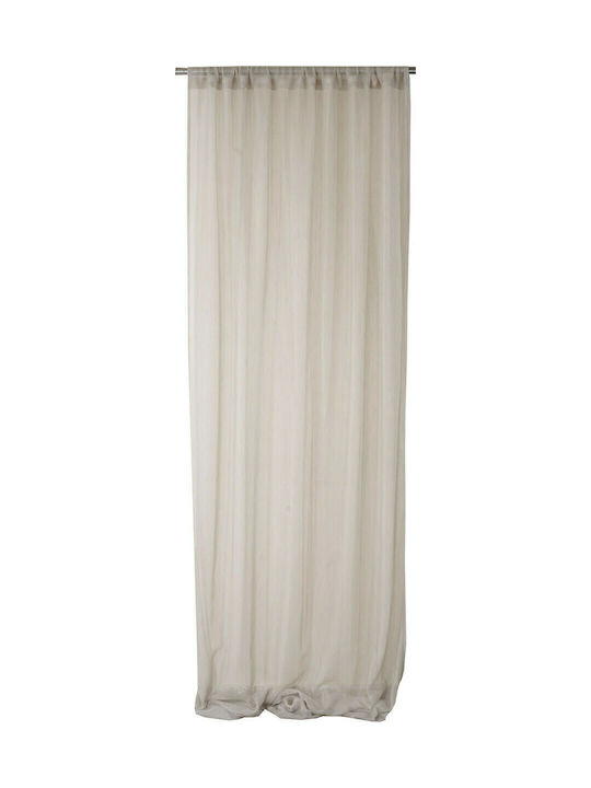 Viopros Curtain with Pencil Pleat 1060 Bez 140x...