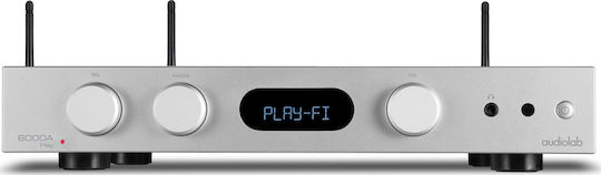 Audiolab 6000A Play Ολοκληρωμένος Ενισχυτής Hi-Fi Stereo 75W/4Ω 50W/8Ω Ασημί