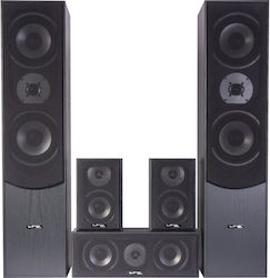 LTC Audio Σετ Ηχείων Home Cinema 5.0 E1004BL 180W Black