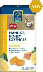 AM Health Manuka Honey Пастили за Сух Кашлица Лимон 65гр 15 Бройки AM Health Manuka Honey Пастили за Сух Кашлица Лимон 65гр 15 Бройки