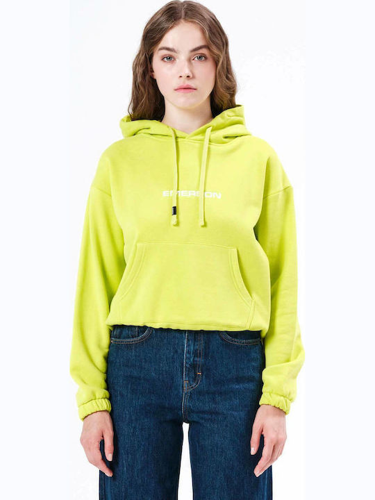 212.EW20.51 Women's Sweatshirt Hooded Lime