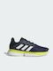 Adidas SoleMatch Bounce Ανδρικά Παπούτσια Τένις για Σκληρά Γήπεδα Victory Blue / Cloud White / Acid Yellow