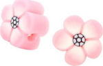 Craft Beads Χάντρα Λουλούδι Pink 10mm 1pcs