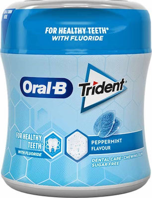 Trident Τσίχλες Oral B Μέντα Χωρίς Ζάχαρη 6τμχ 68gr