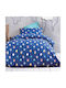Rythmos Sheet Set Semi-double with Elastic Band Cotton Busters Blue 160x260cm 3pcs