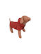 Woofmoda 933-1101 Haine pentru câini Impermeabil Cu glugă Roșu cu Lungimea Spateului 68 cm 933-1101