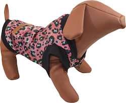 Woofmoda Leopard Waterproof Dog Coat with Hood Multicolour 36cm