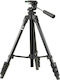 Benro Benro T560N Kamerastative aus Aluminium mit 3-Wege Kopf bis 143,5 cm und einer Belastbarkeit von 2,5 kg