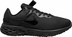 Nike Revolution 6 FlyEase Next Nature Men's Running Sport Shoes Black / Dark Smoke Grey