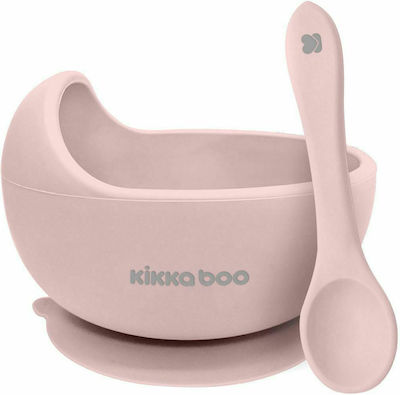 Kikka Boo Set de Mâncare pentru Copii Yummy din Silicon Roz