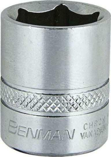 Benman Căpăcel Hexagonal cu Patrat de Prindere 1/4" Diametru 5.5mm 1buc