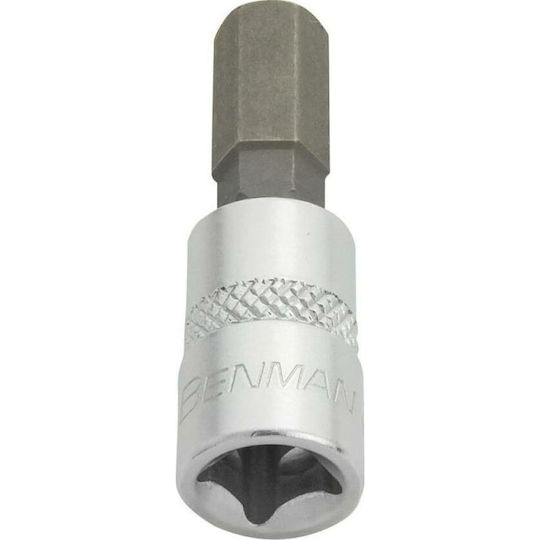 Benman Bit-Stecknuss mit Inbusschlüssel-Bit und Antriebsvierkant 1/4'' Größe H2.5 1Stück