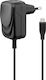 Goobay Φορτιστής με Ενσωματωμένο Καλώδιο micro USB 5W Μαύρος (49529)