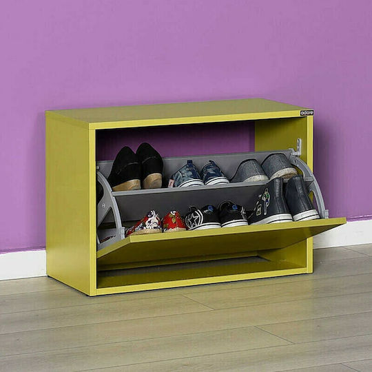 Organizatoare Pantofi Din Lemn Cu 1 Raft Verde 60x30x42cm 07.01.0673 Organizatoare Pantofi Din Lemn Cu 1 Raft Verde 60x30x42cm 07.01.0673