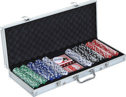 HomCom Σετ 250 Μάρκες Poker