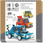 Djeco Paper Construction Toy Φτιάχνω Αυτοκίνητα Grand Prix Kid 5++ years