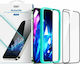 ESR Armorite 2.5D Закалено стъкло за цялото лице 2бр Черен (iPhone 13 mini)