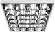 VK Lighting Fluorescent Ceiling Light 36W Natural White L60xD60xH6cm
