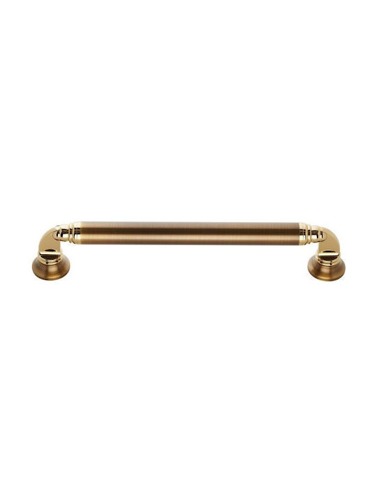 Zogometal Λαβή Εξώπορτας 410mm Μπρονζέ / Όρο