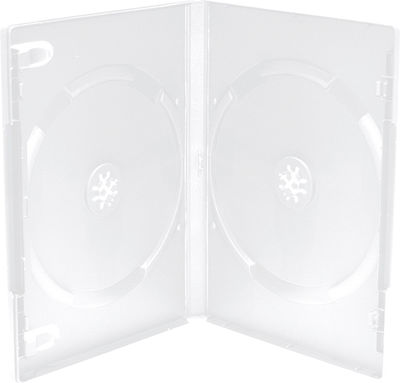 MediaRange DVD Box with 2 Trays Transparent