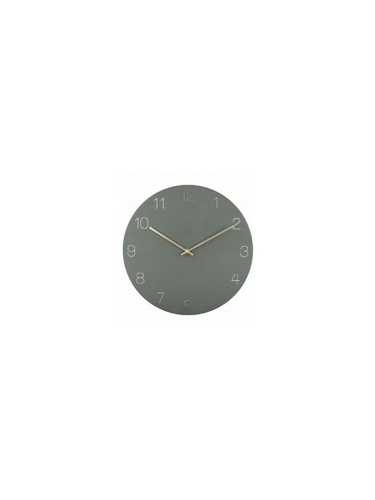 Karlsson Charm Gravierte Zahlen Wanduhr Metalli...