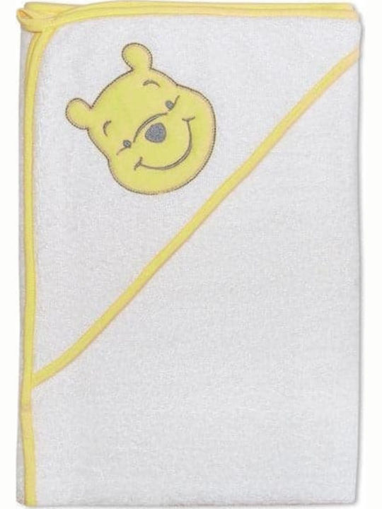 Beboulino Baby Hooded Towel Pooh Yellow 75x75cm