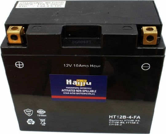 HaiJiu Κλειστού Τύπου Μπαταρία Μοτοσυκλέτας YT12B-BS με Χωρητικότητα 10Ah