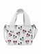 Loungefly Mickey-Minnie Balloons Kinder Rucksack Umhängetasche Weiß 23.7cmx12.5cmx18cmcm