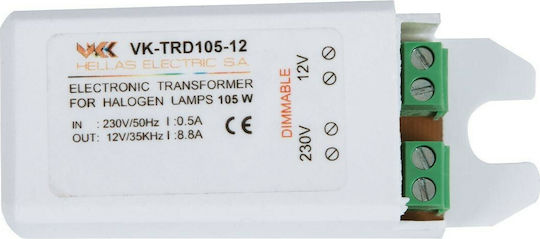 VK Lighting Einstellbares Dimmbares LED-Netzteil Leistung 105W mit Ausgangsspannung 12V