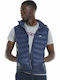 073128 Ärmellos Jacke Puffer Blau