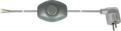 VK Lighting Netzkabel in Gray Farbe 4m