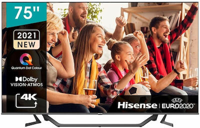 Hisense Smart Τηλεόραση 75" 4K UHD QLED A7G HDR (2021) 75A7GQ