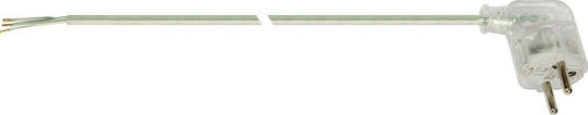 VK Lighting Кабел за захранване Прозрачен 2м 1бр