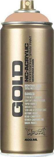 Montana Σπρέι Βαφής Gold Ακρυλικό με Σατινέ Εφέ Make-Up G1430 400ml