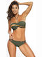 Set Bikini Push Up Χακί