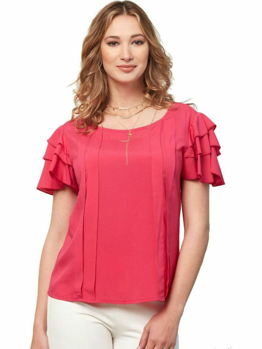 Raxevsky B21124 Blouse Fuchsia