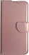 Book Δερματίνης Ροζ Χρυσό (Redmi 9A / 9AT)