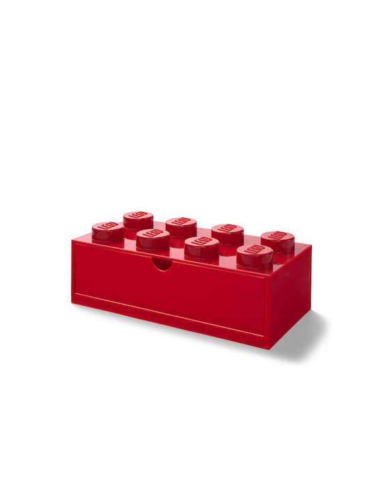 Lego Παιδικό Κουτί Αποθήκευσης από Πλαστικό Κόκκινο 31.8x16x21cm