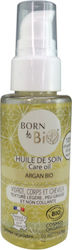 Born To Bio Argan Bio Bio Mehrverwendung Öle für Friseurwaschbecken für Gesicht, Haare und Körper 50ml