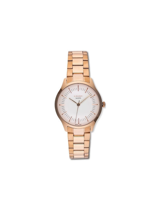 Ceas de Damă cu Rose Gold Brățară Metalică