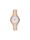 Ceas de Damă cu Rose Gold Brățară Metalică