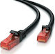 Powertech U/UTP Cat.6 Ethernet Cable 0.5m Black