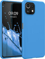 KWmobile Umschlag Rückseite Silikon Blue Tempta...