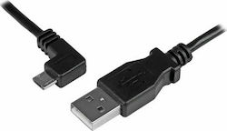 StarTech Winkel (90°) USB 2.0 auf Micro-USB-Kabel Schwarz 2m (USBAUB2MLA) 1Stück