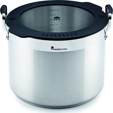 MasterPro Smart Βαθιά Ανοξείδωτη Κατσαρόλα 12.9lt / 28cm